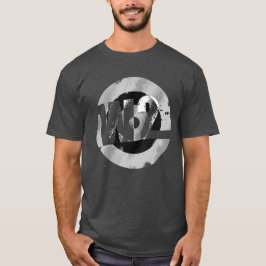 Camiseta Tee de logotipo de banda W2 (blanco y negro)