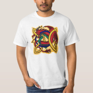 Camiseta Tee de los chicos de valor del dragón celta