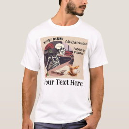 Camiseta Tee de los escritores de esqueletos