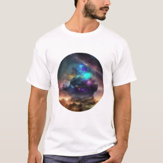Camiseta Tee de los hombres de Dreamscape cósmico