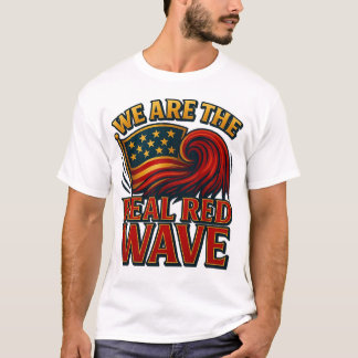 Camiseta Tee de los hombres de la verdadera ola roja™