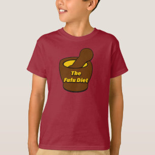 Camiseta Tee de los niños de la dieta fufu