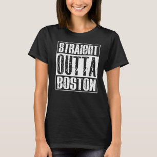 Camiseta Tee de los visitantes directos fuera de Boston Mas
