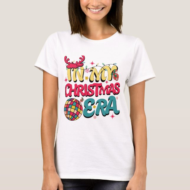 Camiseta Tee de luces de Navidades de camisas navideñas de  (Anverso)