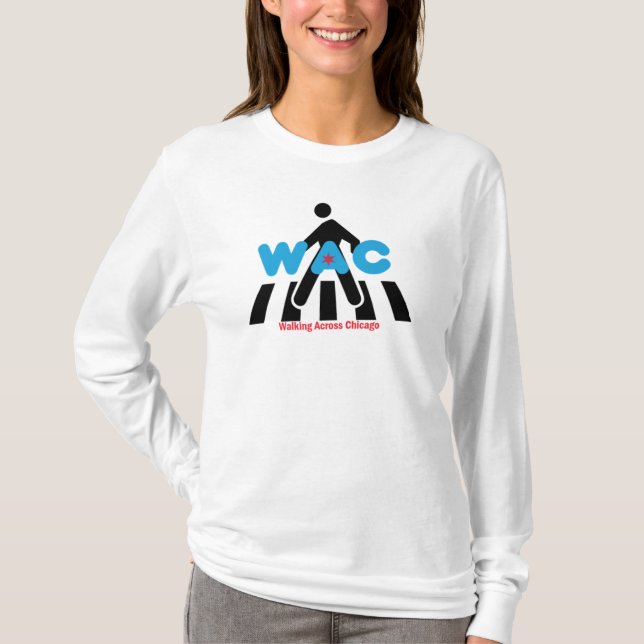 Camiseta Tee de manga larga cruzada WAC (Anverso)