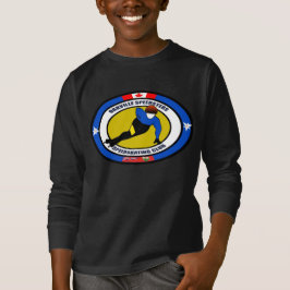 Camiseta Tee de manga larga juvenil/Club de patinaje de vel