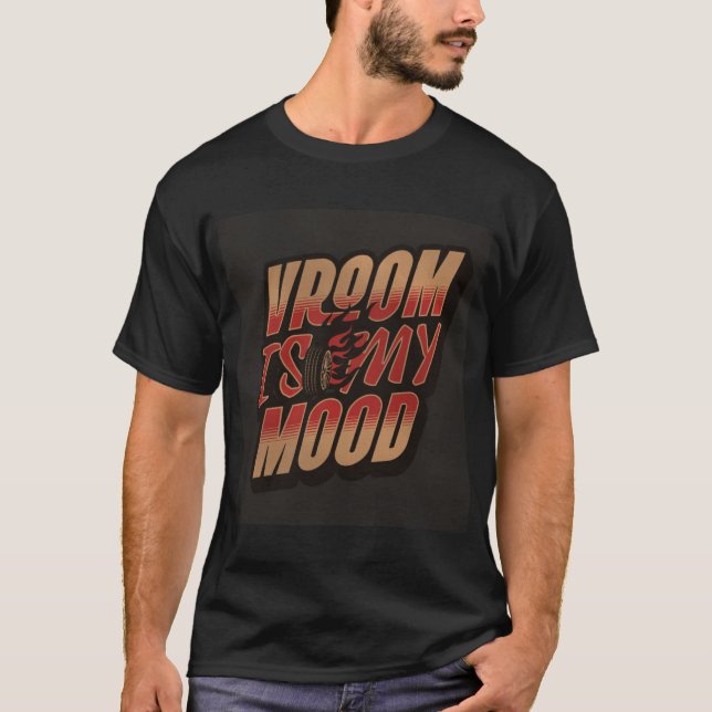 Camiseta Tee de marca negra (Anverso)