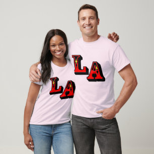 Camiseta ・ Tee de mezcla ecológica del logotipo de LA H de°