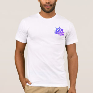 Camiseta Tee de MG blanco, ventilador con logotipo de color