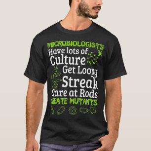 Camiseta Tee de microbiología