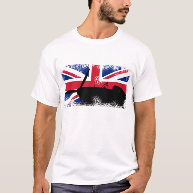 Camiseta Tee de moda destruido (Anverso)