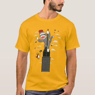 Camiseta Tee de mono del rey Sock - Mischief real en estilo