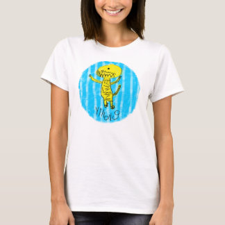 Camiseta Tee de mujer dino amarilla