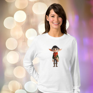 Camiseta Tee de mujeres de Elf, poeta adolescente Navidad