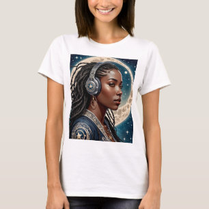 Camiseta Tee de música cósmica T-Shirt de los Vibes Celesti