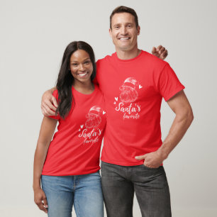 Camiseta Tee de Navidades favoritos de Santa Claus