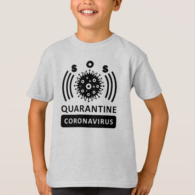 Camiseta Tee de niños COVID-19 (Anverso)