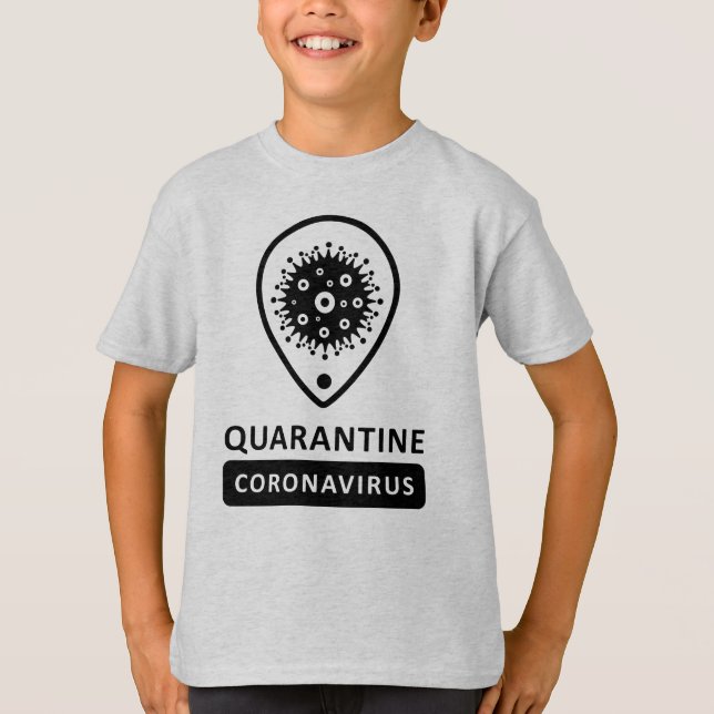 Camiseta Tee de niños COVID-19 (Anverso)