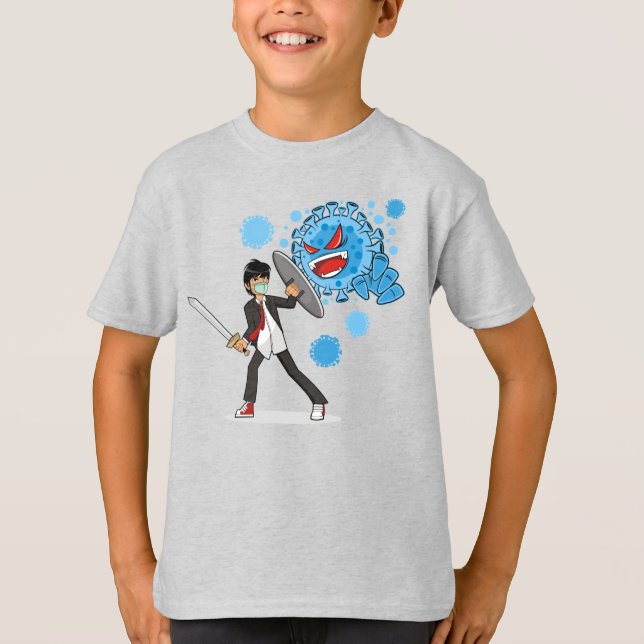 Camiseta Tee de niños COVID-19 (Anverso)