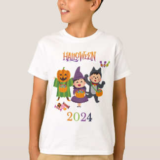 Camiseta Tee de niños fantasmales para divertirse en Hallow