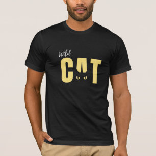 Camiseta Tee de ojos de gato salvaje