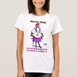 Camiseta Tee de oveja guerrera
