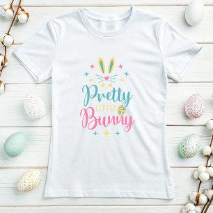 Camiseta Tee de Pascua de Conejo Pequeño bonito; Primavera 