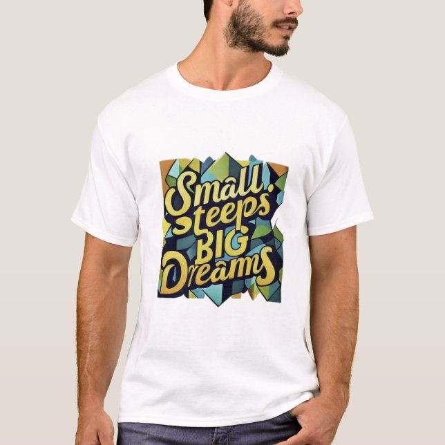Camiseta "Tee de pasos motivacionales" (Anverso)