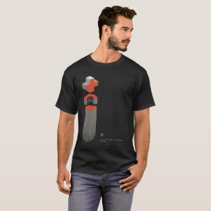 Camiseta Tee de paz de Guay Gamer - Por favor, sin llama