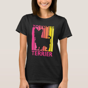Camiseta Tee De Perro Vintage Terrier De Yorkshire Para Per