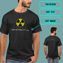 Tee de Personalizable radiactivo