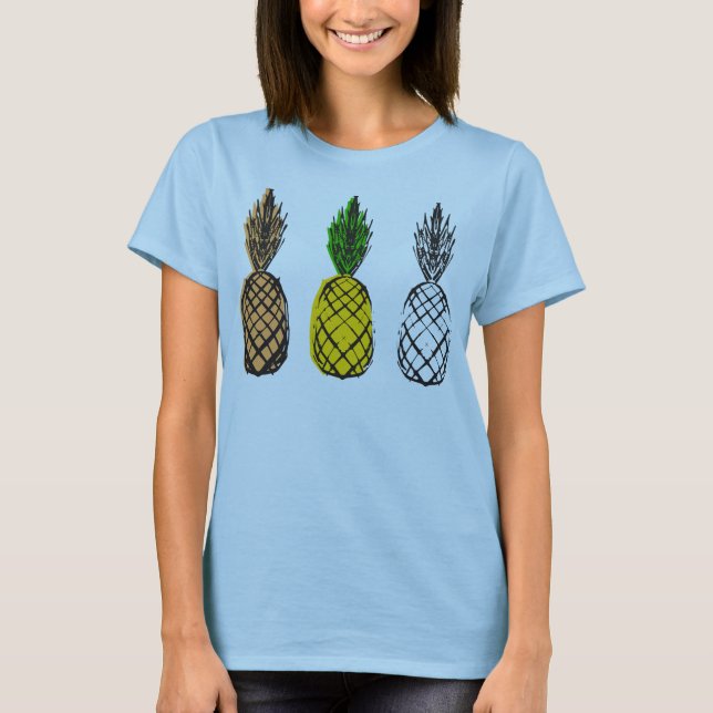 Camiseta tee de piña (Anverso)