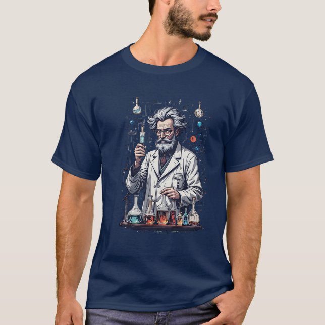 Camiseta tee de profesor de química divertida (Anverso)