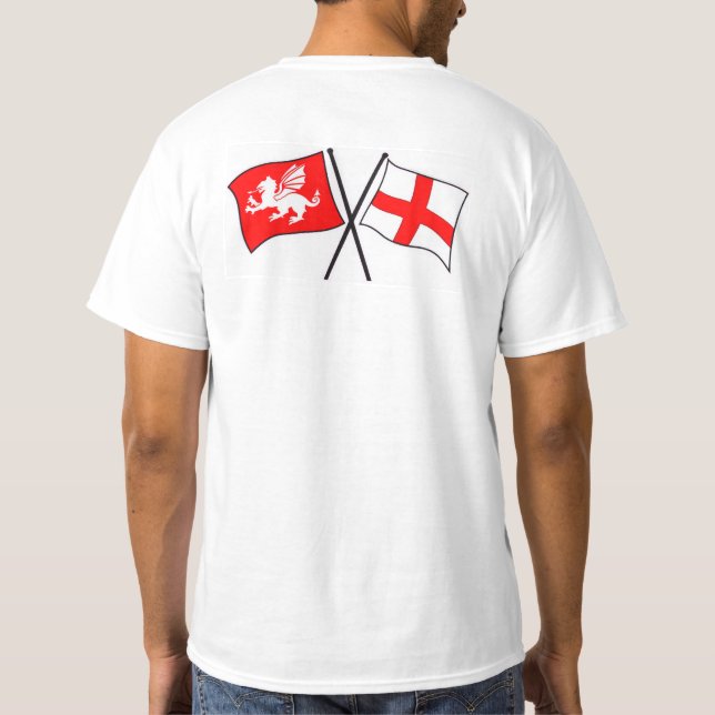 Camiseta Tee de protesta inglés/británico (Reverso)