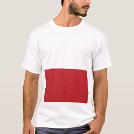 Camiseta Tee de Rectángulo del Ruido Rojo de Tomate - Perso