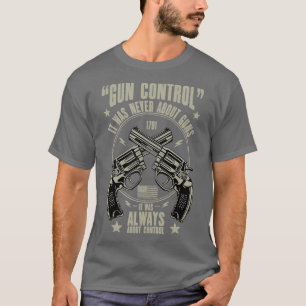 Camiseta Tee de regalo del engaño del control de armas para