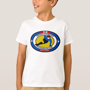 Camiseta Tee de rendimiento juvenil / Patinaje rápido de Oa