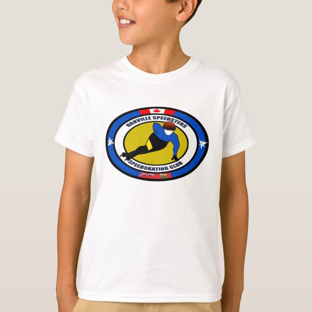 Camiseta Tee de rendimiento juvenil / Patinaje rápido de Oa (Anverso)