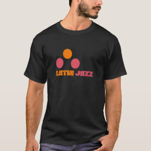 Camiseta Tee de retro de música jazz latina