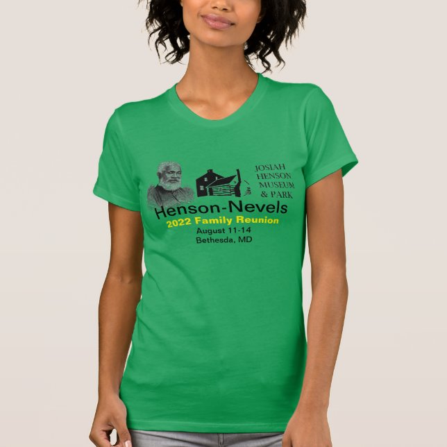 Camiseta Tee De Reunión Familiar De Henson-Nevels 2022 (Anverso)