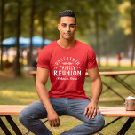 Camiseta Tee de Reunión Familiar Personalizada Rustica Mode<br><div class="desc">Crear una camiseta de personalizado keepsake Family Reunion para bebés, niños y adultos. Personalízalo con el nombre de su familia, el año, la ubicación o cualquier otro texto personalizado. Haga clic en el botón Personalizar para cambiar fuentes y colores, agregue su propio texto y fotos. Seleccione entre todos nuestros estilos...</div>