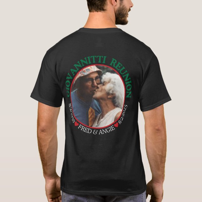 Camiseta Tee de Reunión Giovannitti - Oscuro (Reverso)