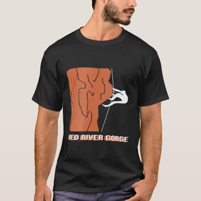 Camiseta Tee de Roca Rojo (Anverso)