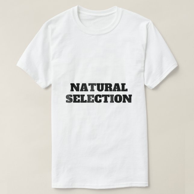 Camiseta Tee De Selección Natural Para Mujeres Hombres Niño (Diseño del anverso)