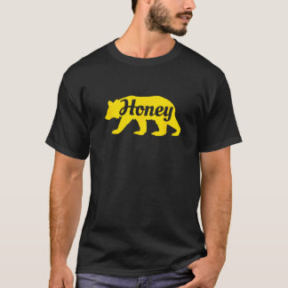 Camiseta Tee de silueta divertido de Honey Bear