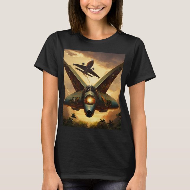Camiseta Tee de sketch de tatuajes militares modernos de Uc (Anverso)