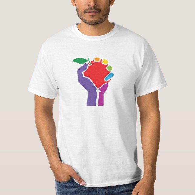 Camiseta Tee De Solidaridad De Maestros Para Todos (Anverso)