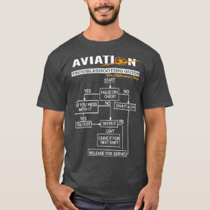 Camiseta Tee de solución de problemas del piloto diverso de