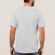 Camiseta Tee de surf retro 'longboarder' en Maroon y Aqua (Reverso)