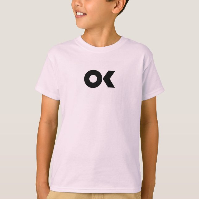 Camiseta Tee de texto correcto - Vibes simples y positivas! (Anverso)